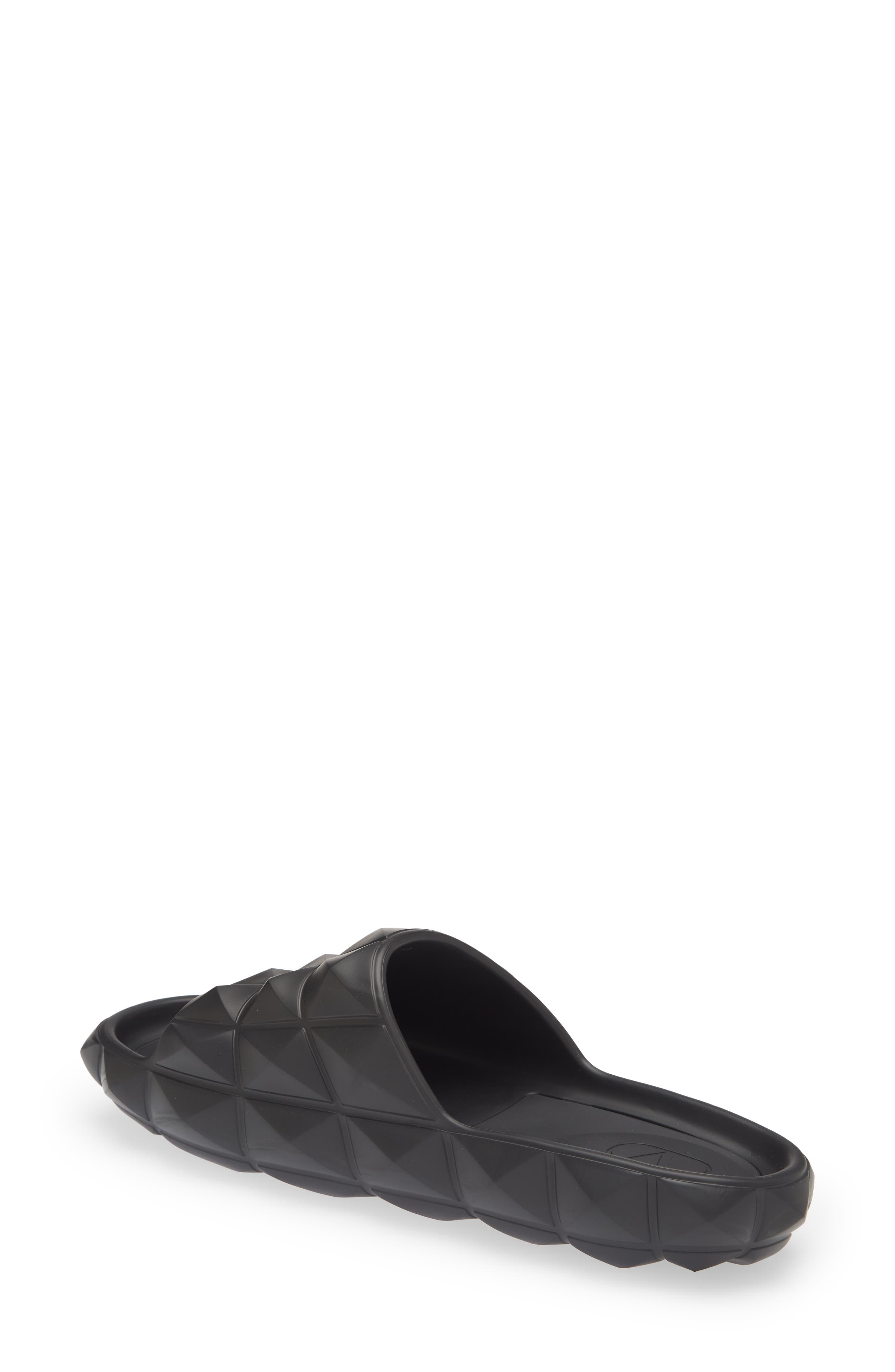 Valentino Garavani Roman Stud Turtle Slide Sandal, Alternate, color, 