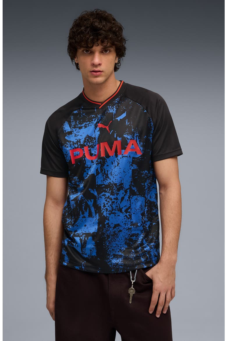 Logo Jersey, Alternate, color, PUMA BLACK-TEAM REGAL RED