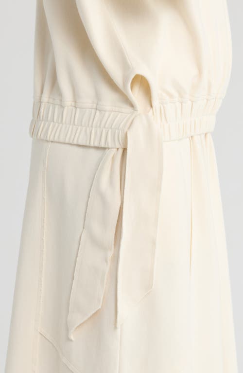 Ugg(r) Seren Side Tie Funnel Neck Top In Neutral