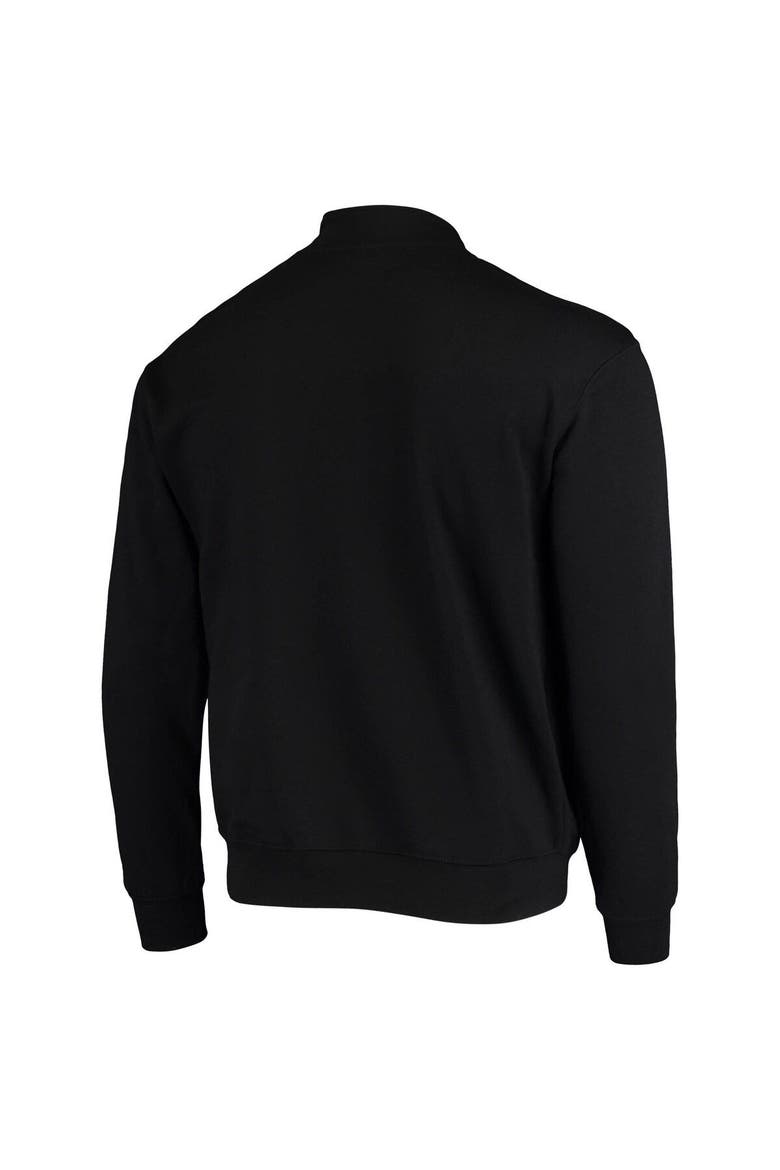 Men's Colosseum Black Hawaii Warriors Tortugas Logo Quarter-Zip Jacket, Alternate, color, Black