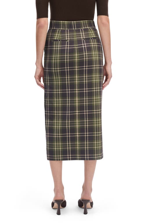 Favorite Daughter The Meyer Plaid Midi Skirt In Multi