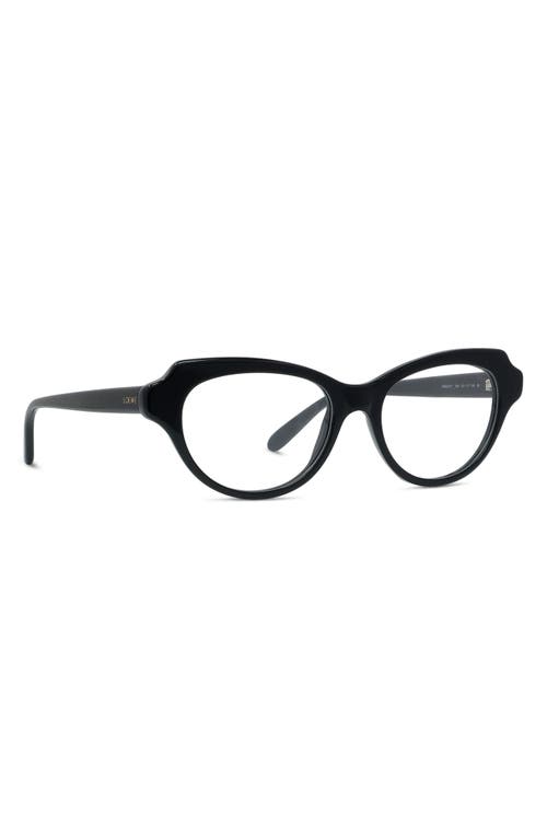 Loewe Slim 52mm Geometric Optical Glasses In Black