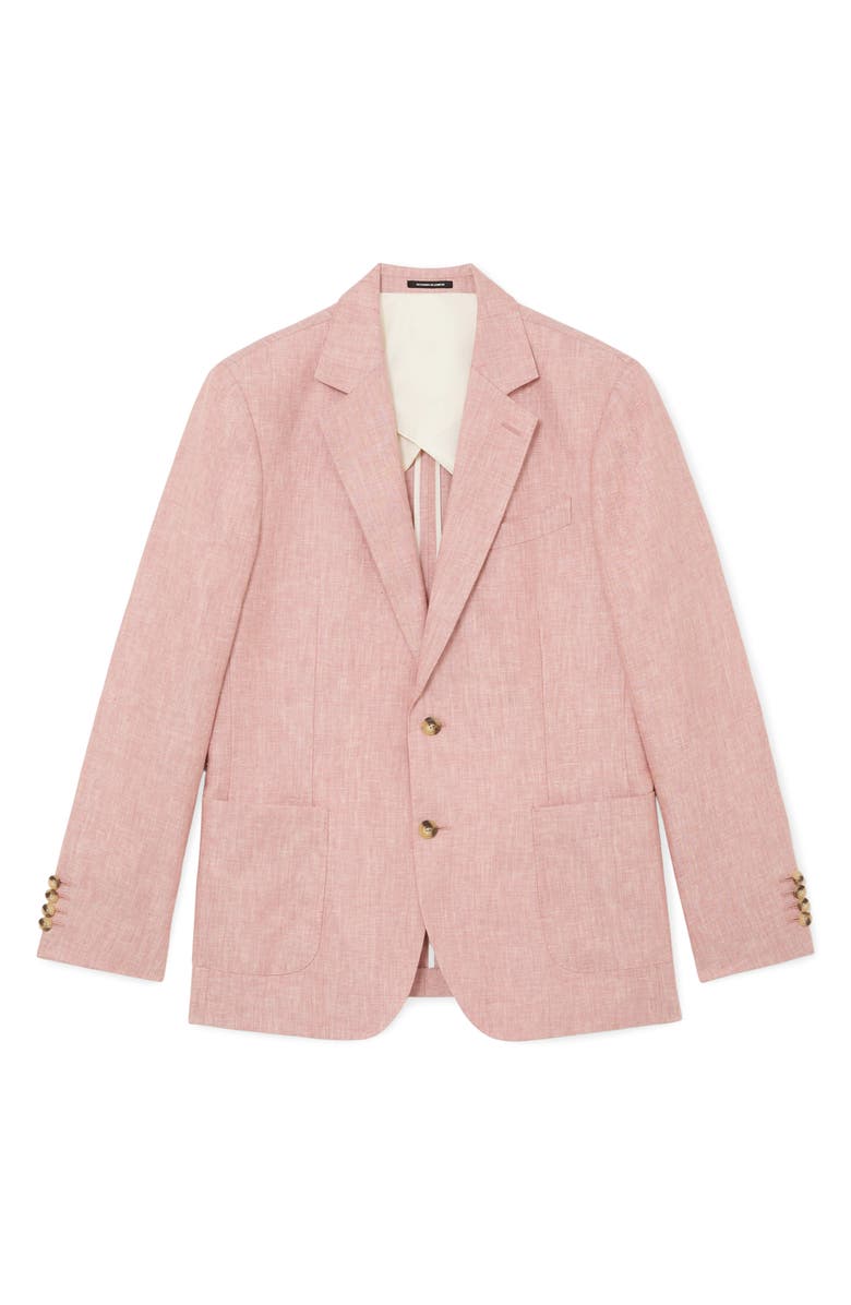 Reiss Atlantic Linen Sport Coat, Alternate, color, Plum Pink