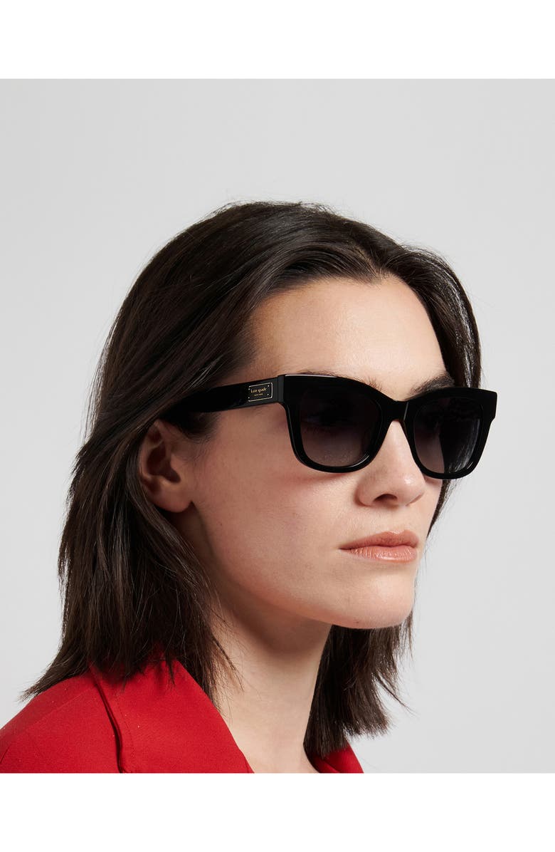 Kate Spade New York dee 51mm gradient square sunglasses, Alternate, color,