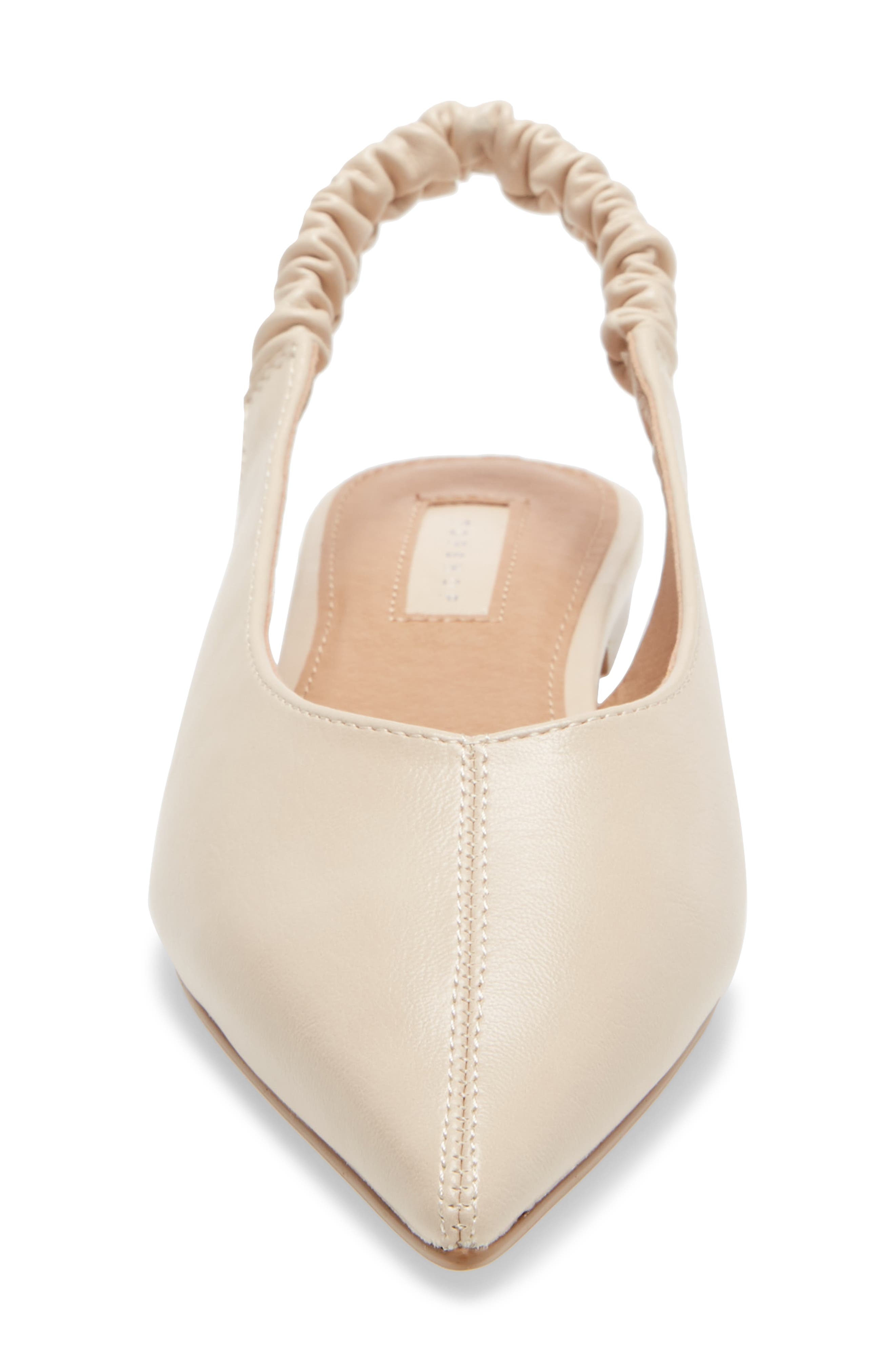Apple Slingback Mule, Alternate, color, WHITE