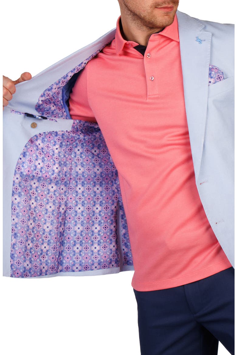 Linen Blend Sport Coat, Alternate, color, LIGHT BLUE