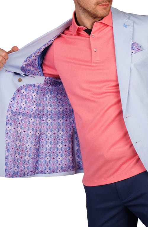 Tailorbyrd Linen Blend Sport Coat In Blue