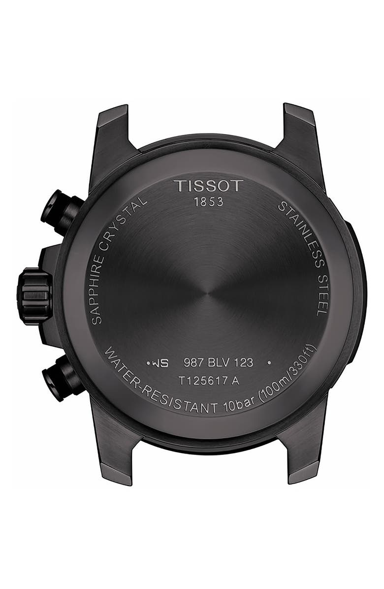 Tissot Supersport Chronograph Leather Strap Watch, 45.5mm, Alternate, color,