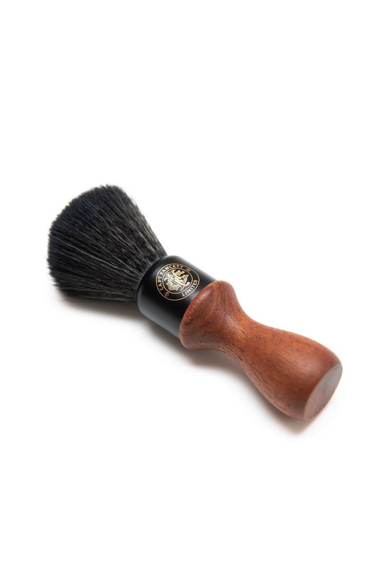 Captain Fawcett Wooden Handle Faux Fur Shaving Brush, Alternate, color, Shaving Brush