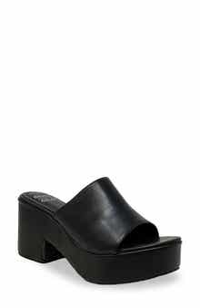 CHASE AND CHLOE Nelly Platform Slide Sandal