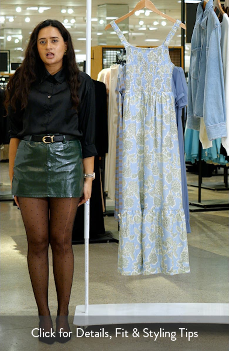 Selene Floral Maxi Dress, sales video thumbnail