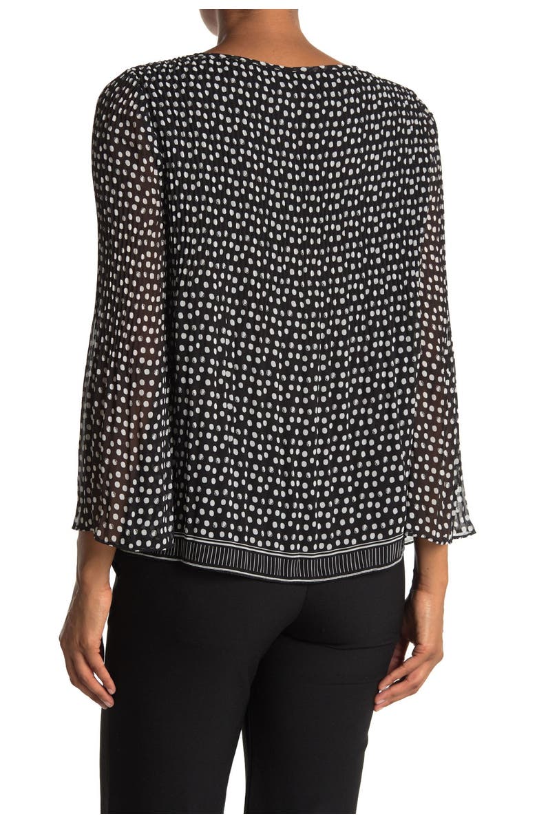 MAX STUDIO Pleated Yoke Georgette Blouse, Alternate, color,