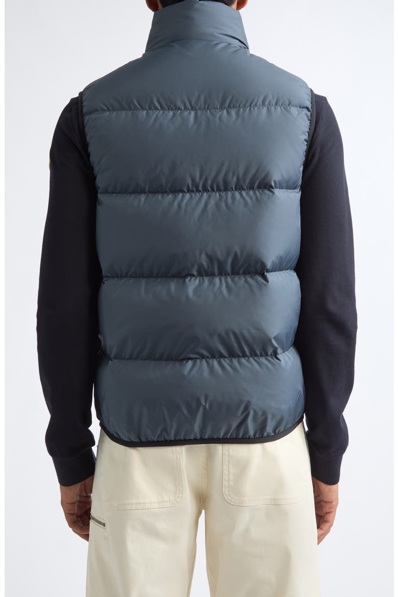Gabas Down Puffer Vest, Alternate, color, DARK GULL GRAY