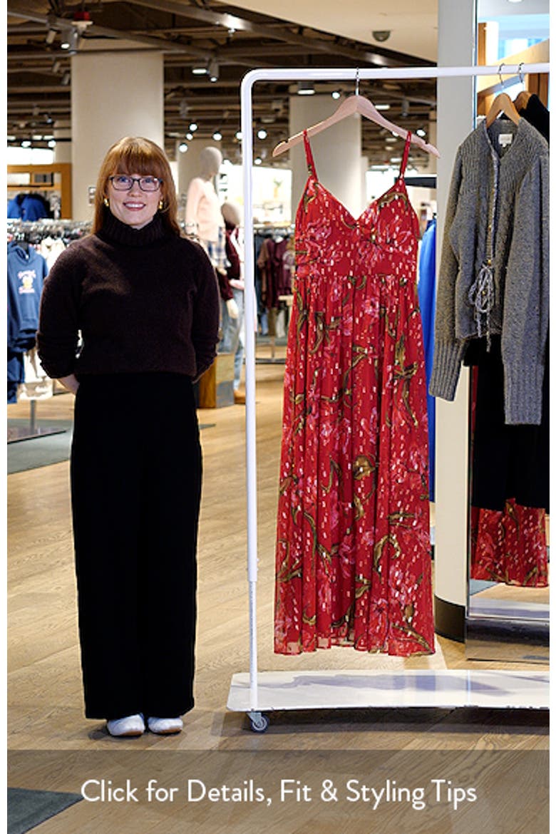 V-Neck Floral Gown video