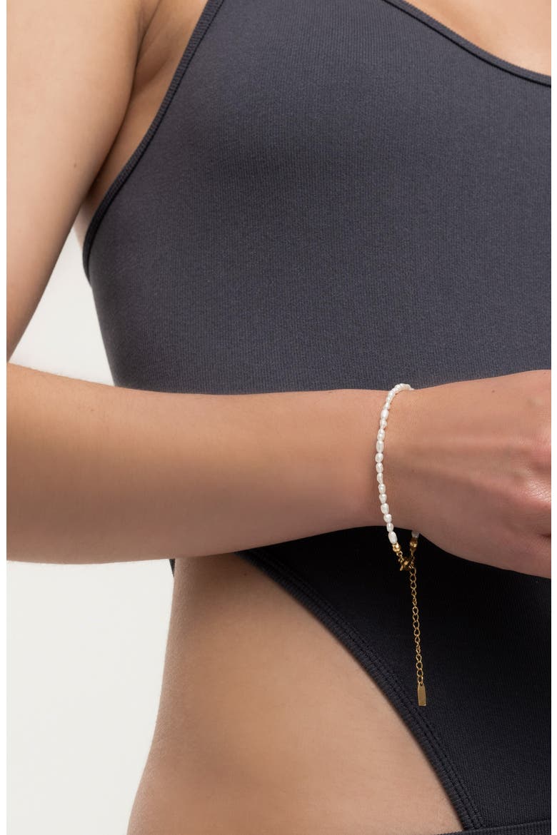 Seed Freshwater Pearl Bracelet, Alternate, color, WHITE