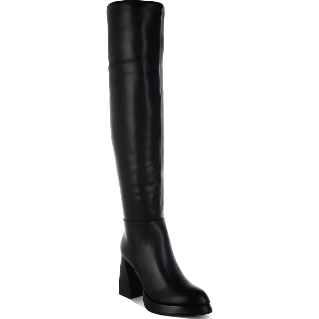 London Rag Nenana Platform Tall Boot In Black