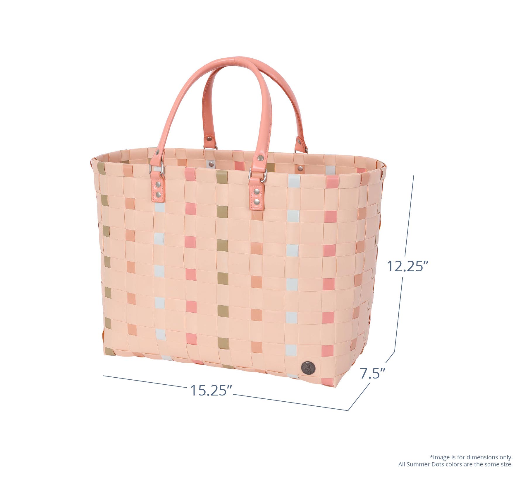 Dots Recycled Plastic Weekender Bag, Alternate, color, Pale Grey Mix