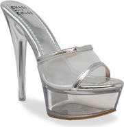 CHASE AND CHLOE Mesh Strap Platform Sandal