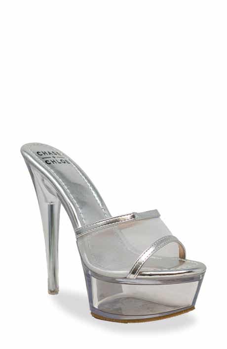CHASE AND CHLOE Mesh Strap Platform Sandal