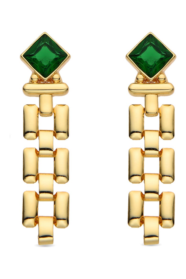 Chain Dangle Drop Earrings, Alternate, color, GOLD