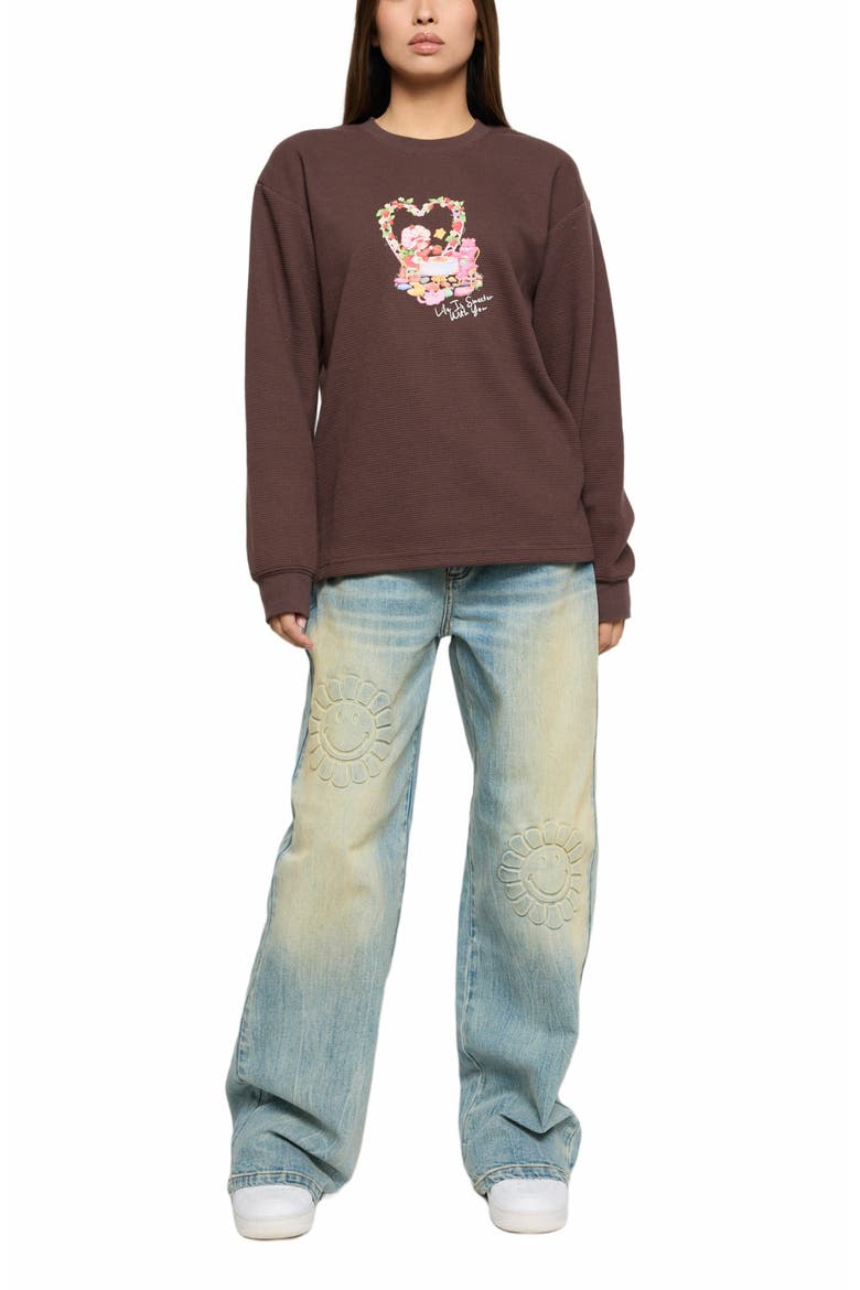LIFE IS SWEET  THERMAL LONGSLEEVE, Main, color, BROWN