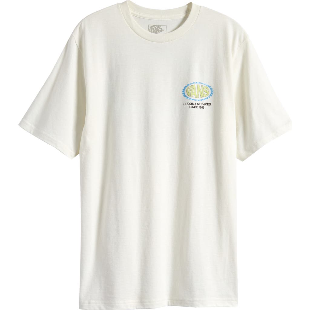 Vans Kids' Sheddler Cotton T-shirt In Marshmallow