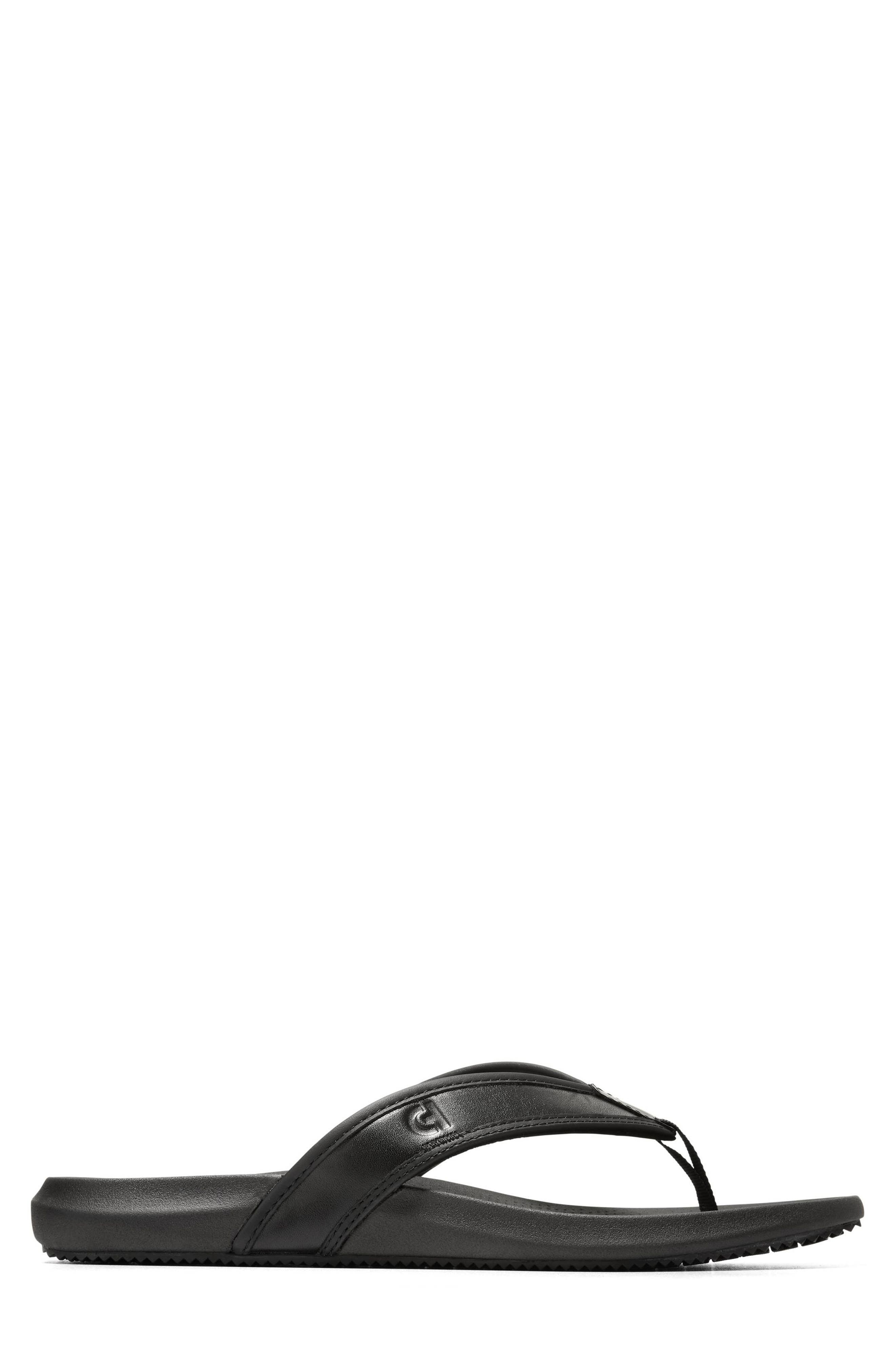 Cole Haan Montauk Resort Flip Flop, Alternate, color, Black / Black