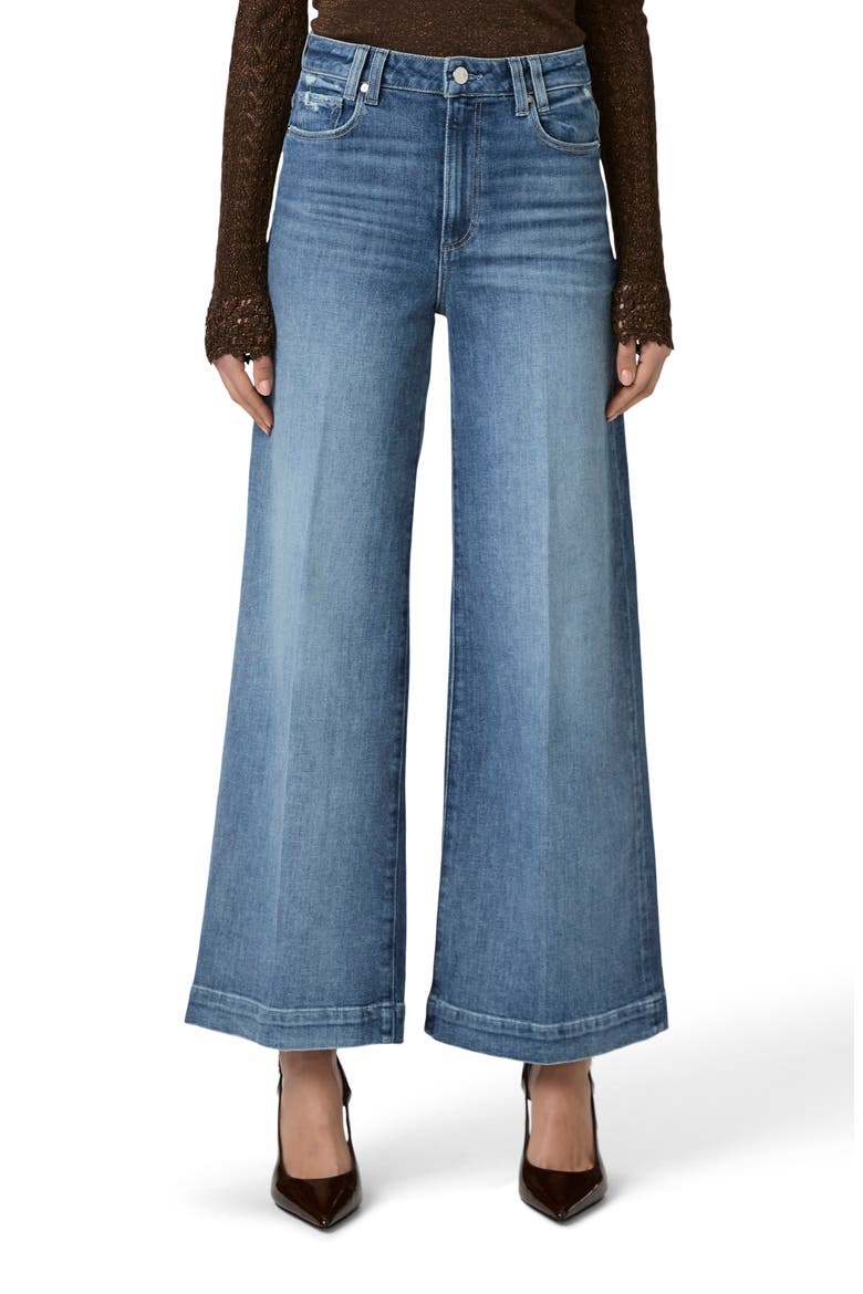 Harper Creased High Waist Wide Leg Jeans video