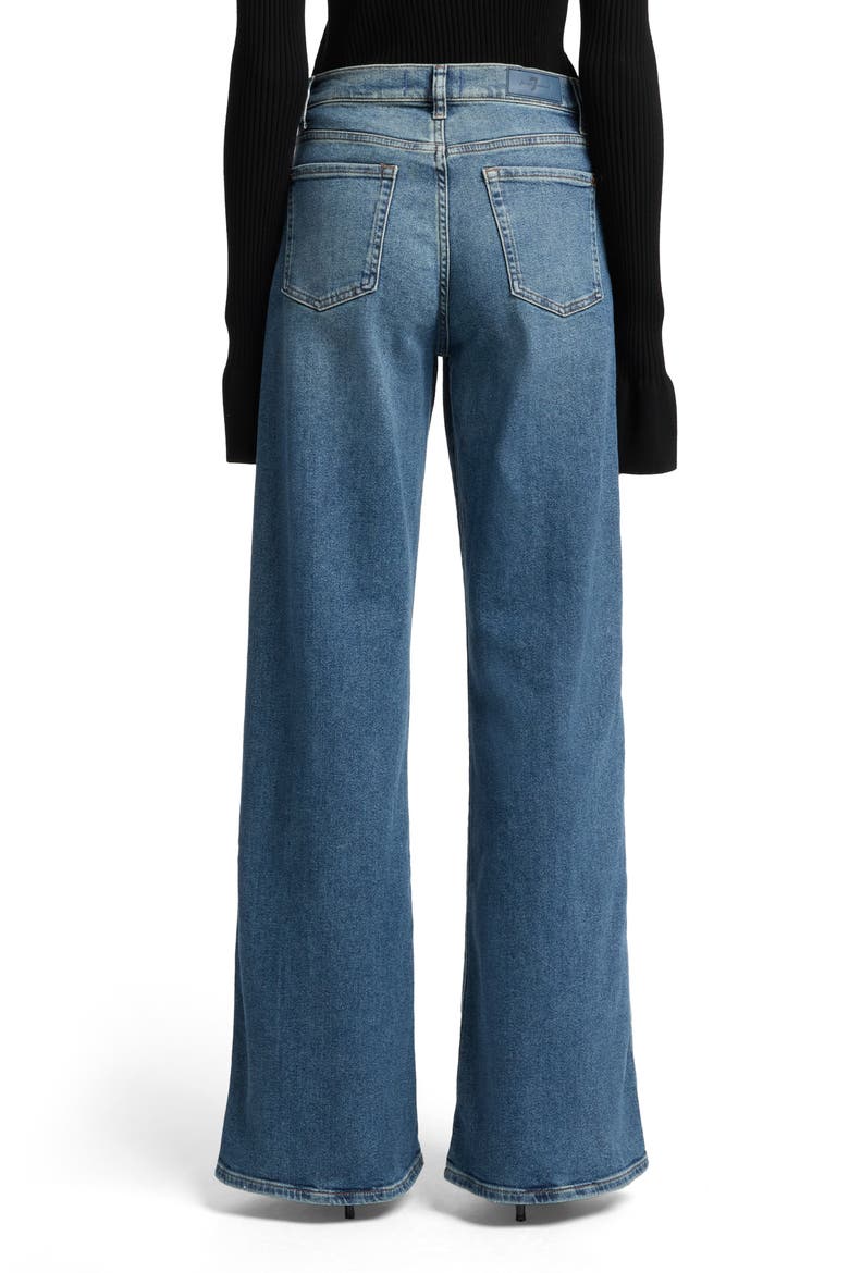 Lotta Wide Leg Jeans, Alternate, color, SEA LEVEL
