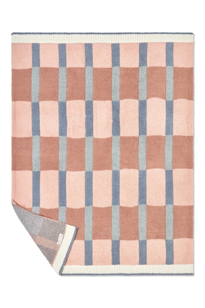 CozyChic® Colorful Check Stroller Blanket, Main, color, SUNRAY MULTI