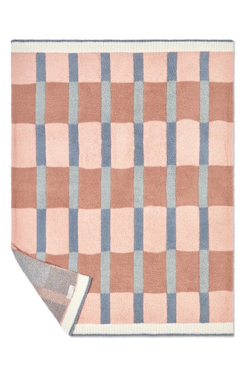 CozyChic® Colorful Check Stroller Blanket