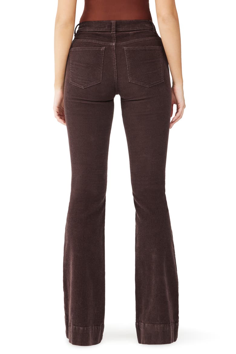 Bridget Instasculpt High Waist Bootcut Corduroy Jeans, Alternate, color, DARK COCOA