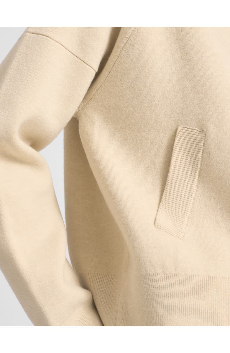 Albaray Knitted Bomber Jacket, Alternate, color, Cream