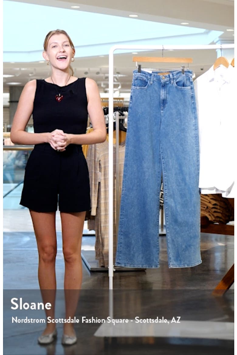 The Mia High Waist Wide Leg Jeans video