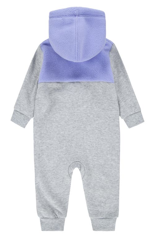 Nike Hooded Romper In Gray