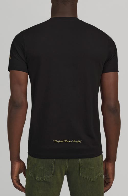 Prps Hickory Cotton Graphic T-shirt In Black