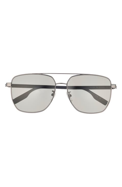 61mm Aviator Sunglasses