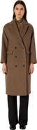 GERARD DAREL Mady Double-Breasted Midi Length Coat