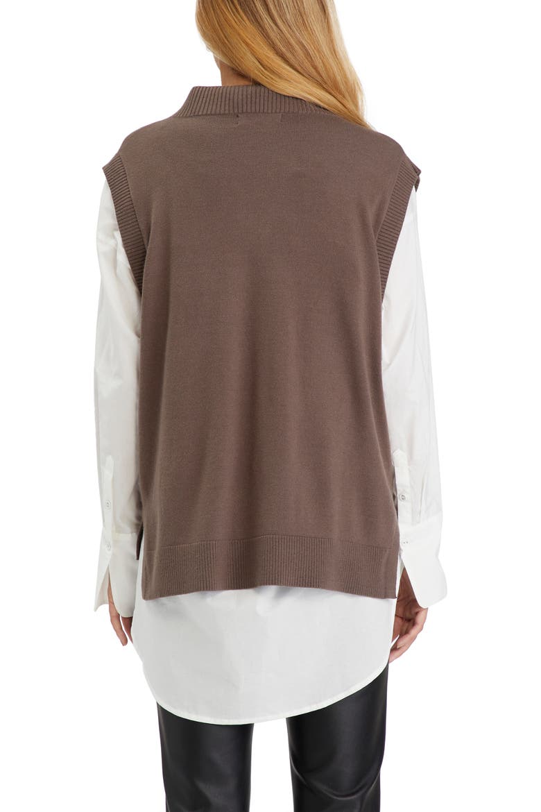 BFF Sweater Vest, Alternate, color, MINK