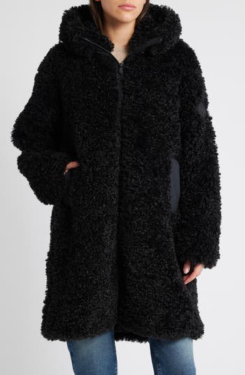 ジャケット・アウター save the duck ANGELICA Save The Duck Angelica Faux Shearling Coat | Nordstrom