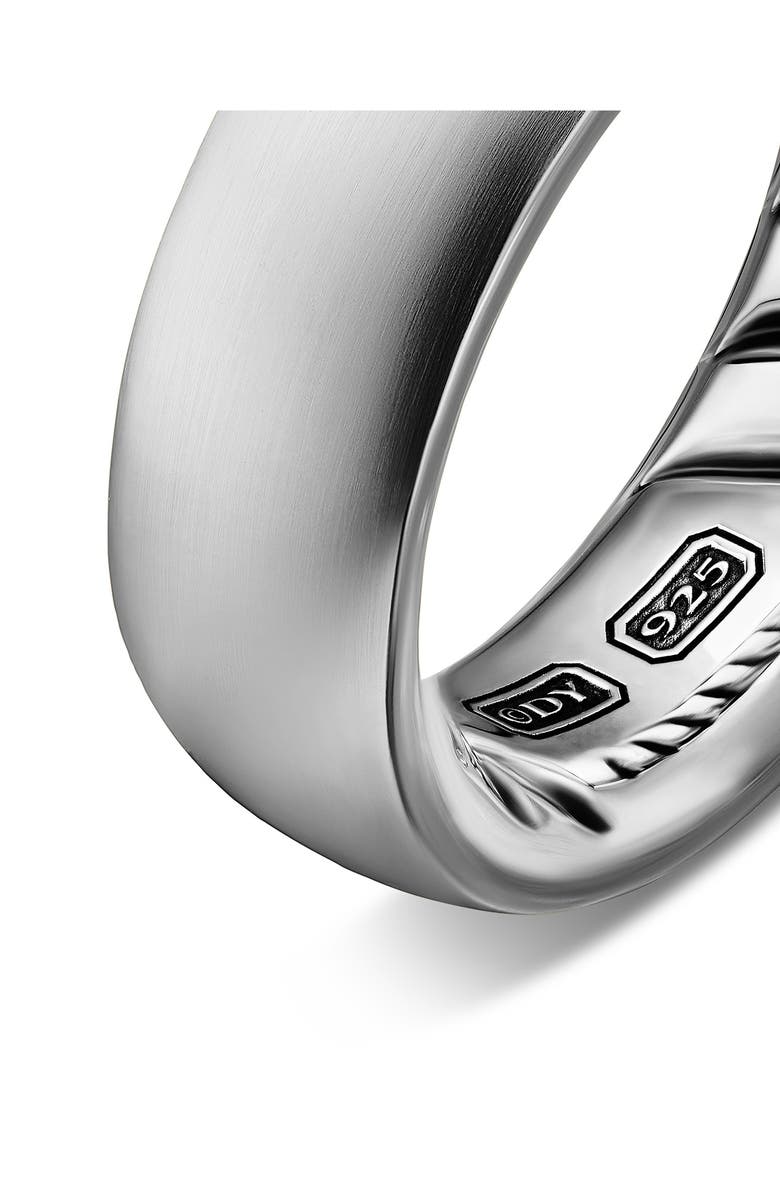 David Yurman Streamline Band Ring in Sterling Silver, 7.6mm, Alternate, color, Silver