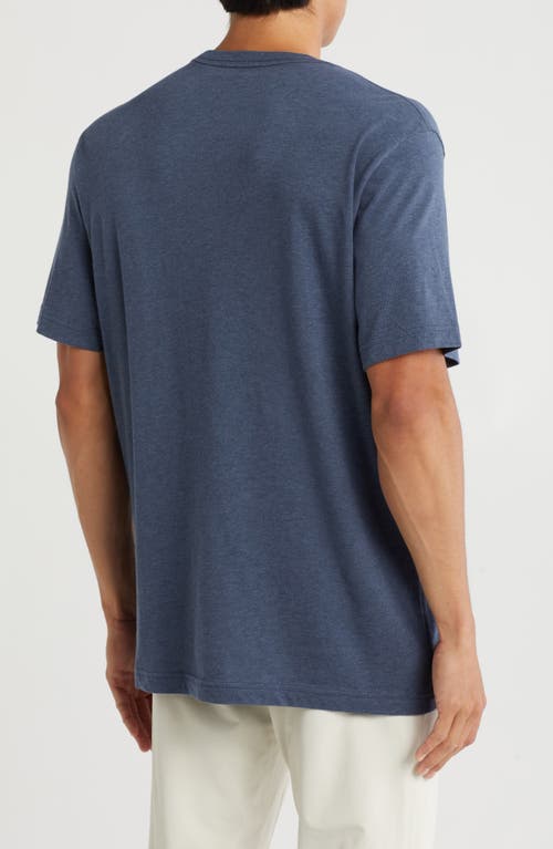 Travismathew Solid Crewneck T-shirt In Blue