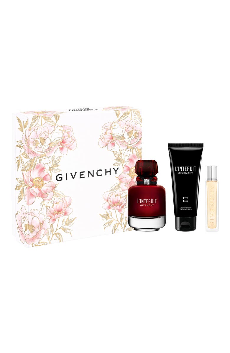 Givenchy L'Interdit Eau de Parfum Rouge 3-Piece Gift Set $249 Value, Main, color, 