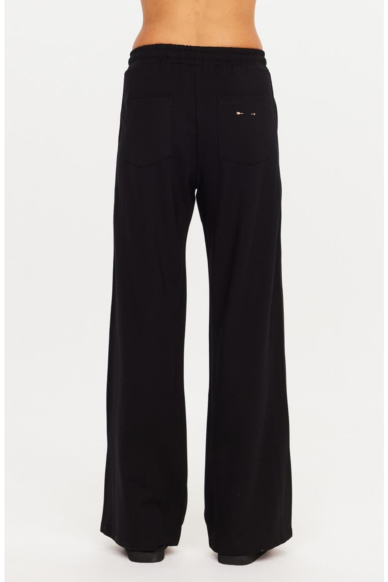 Roma Wide Leg Pants, Alternate, color, BLACK