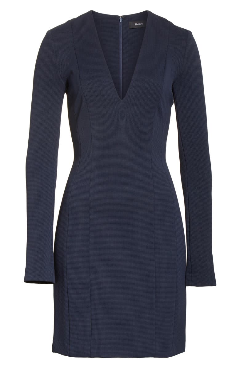 Theory Tuscon Knit A-Line Dress, Alternate, color, 