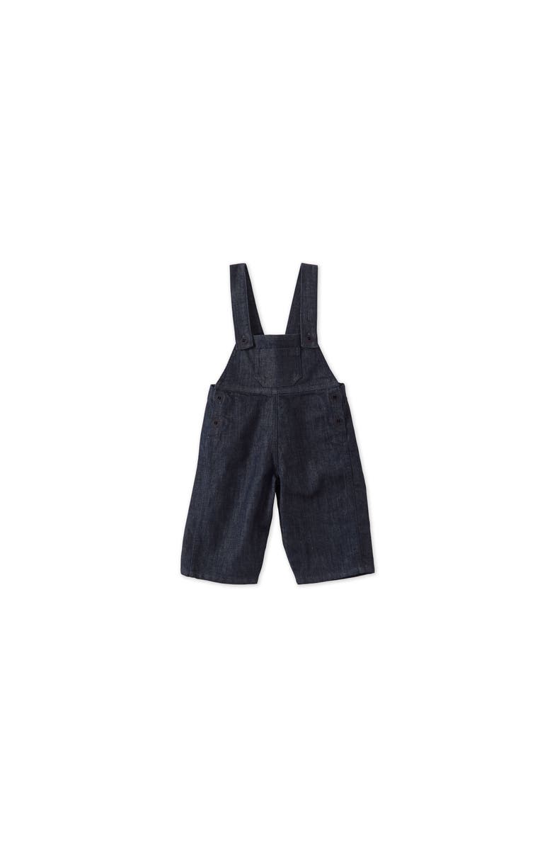 Vild House of Little Organic Denim Dungarees, Main, color, Blue