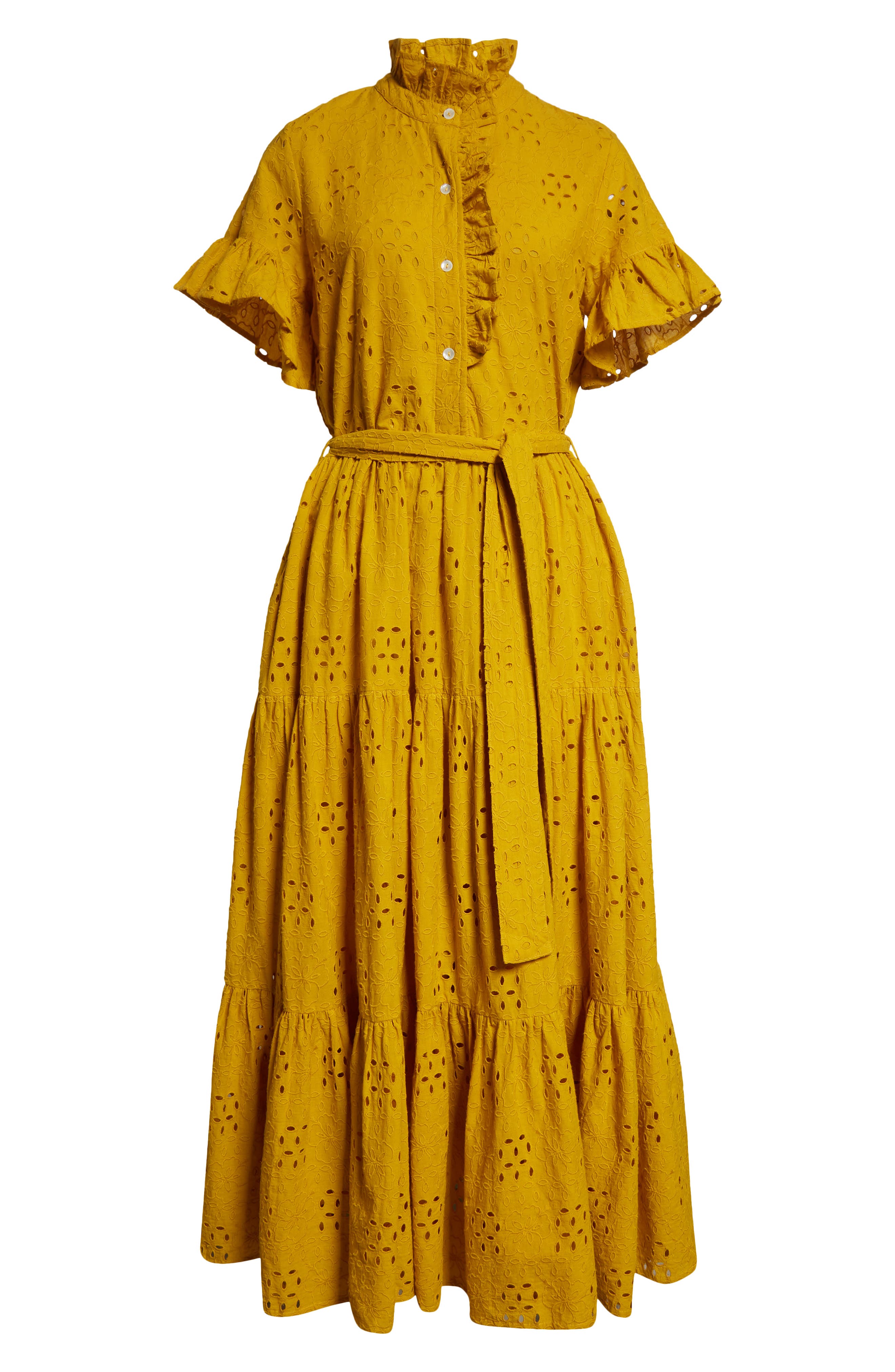 victoria ruffled maxi dress Victoria Beckham Long Dress - Female - Size 6