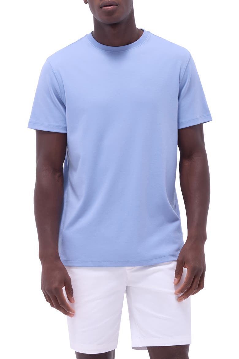 Hank Solid Pima Cotton T-Shirt, Main, color, AIR BLUE