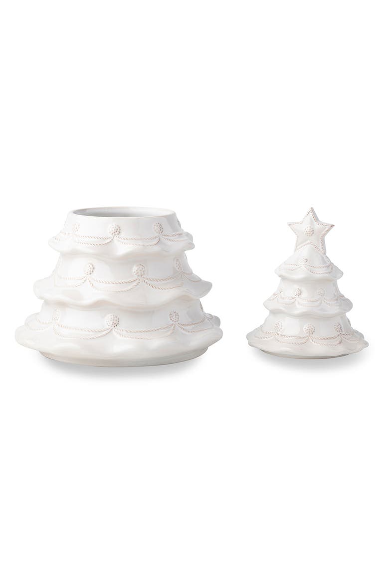 Berry & Thread Whitewash Christmas Tree Cookie Jar, Alternate, color, WHITEWASH