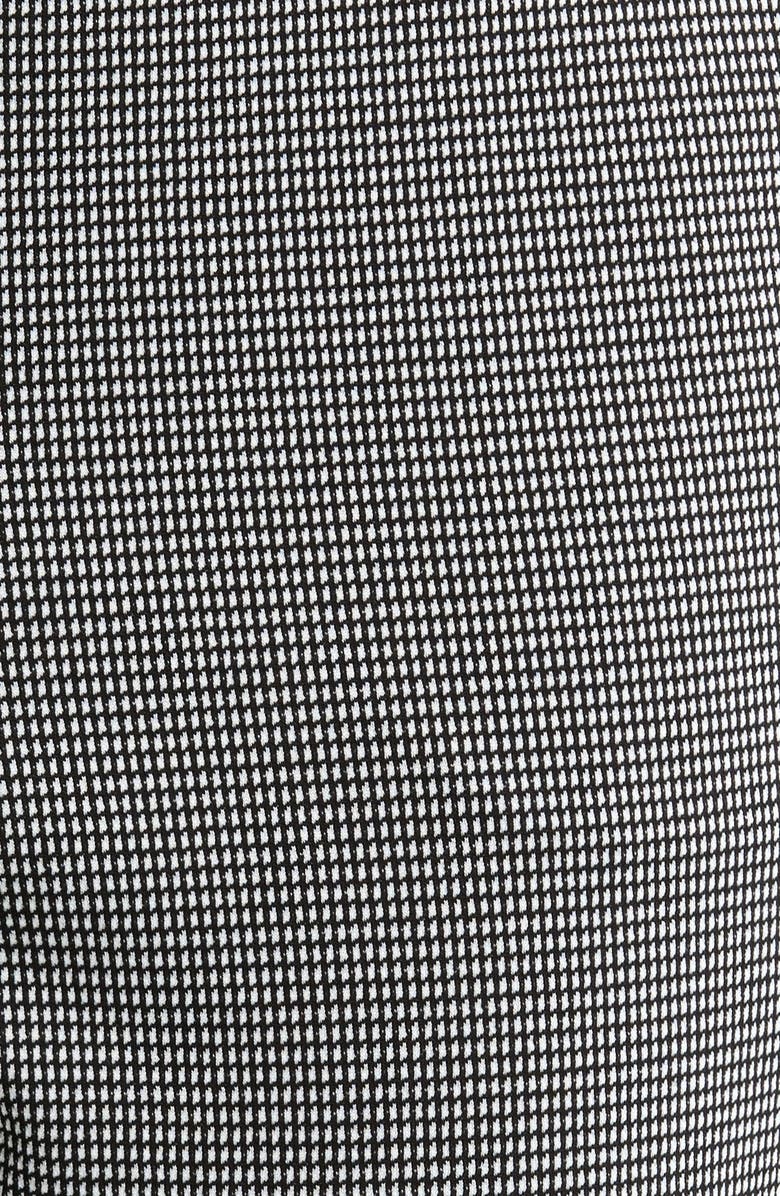 Liverpool Kayla Check Pull-On Trousers, Alternate, color, Black/ W Mini Check